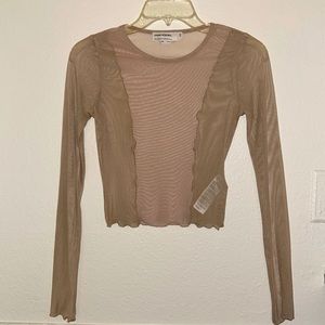 UO Sheer long sleeve top